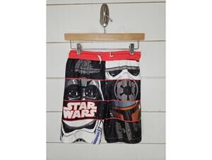 Star Wars size 7 red black & white swim trunks swim shorts